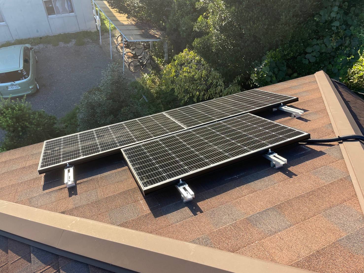 八王子市O様邸 長州産業製太陽光パネル