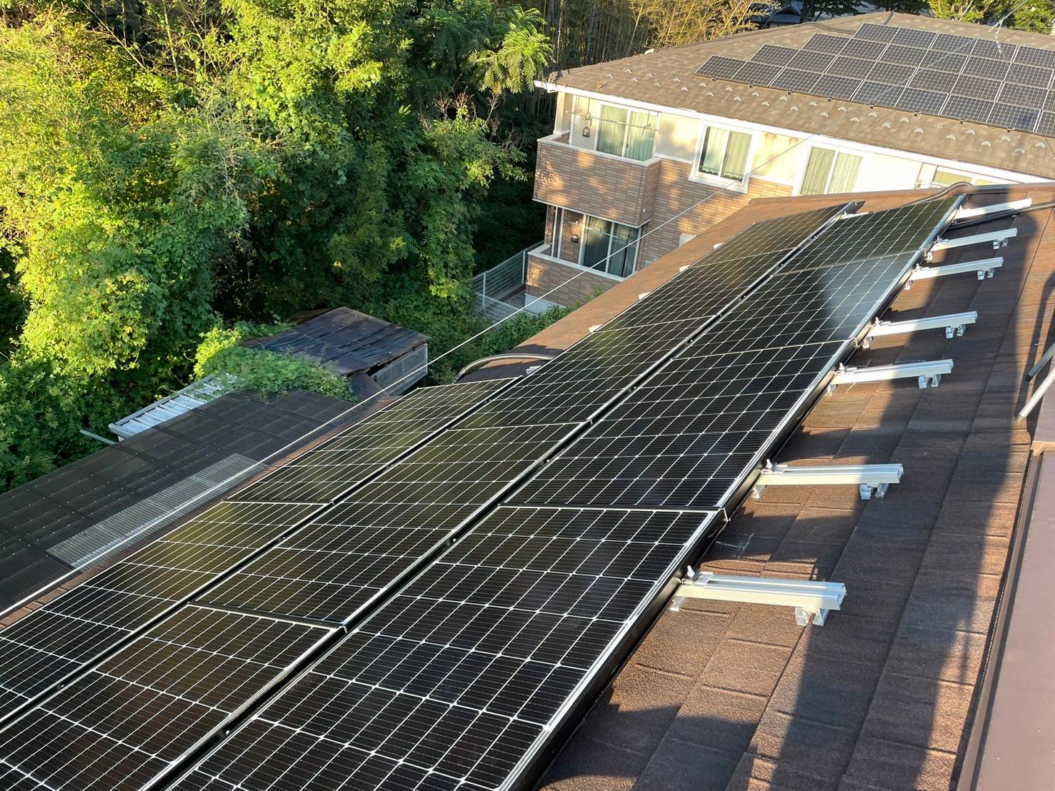 八王子市O様邸 長州産業製太陽光パネル