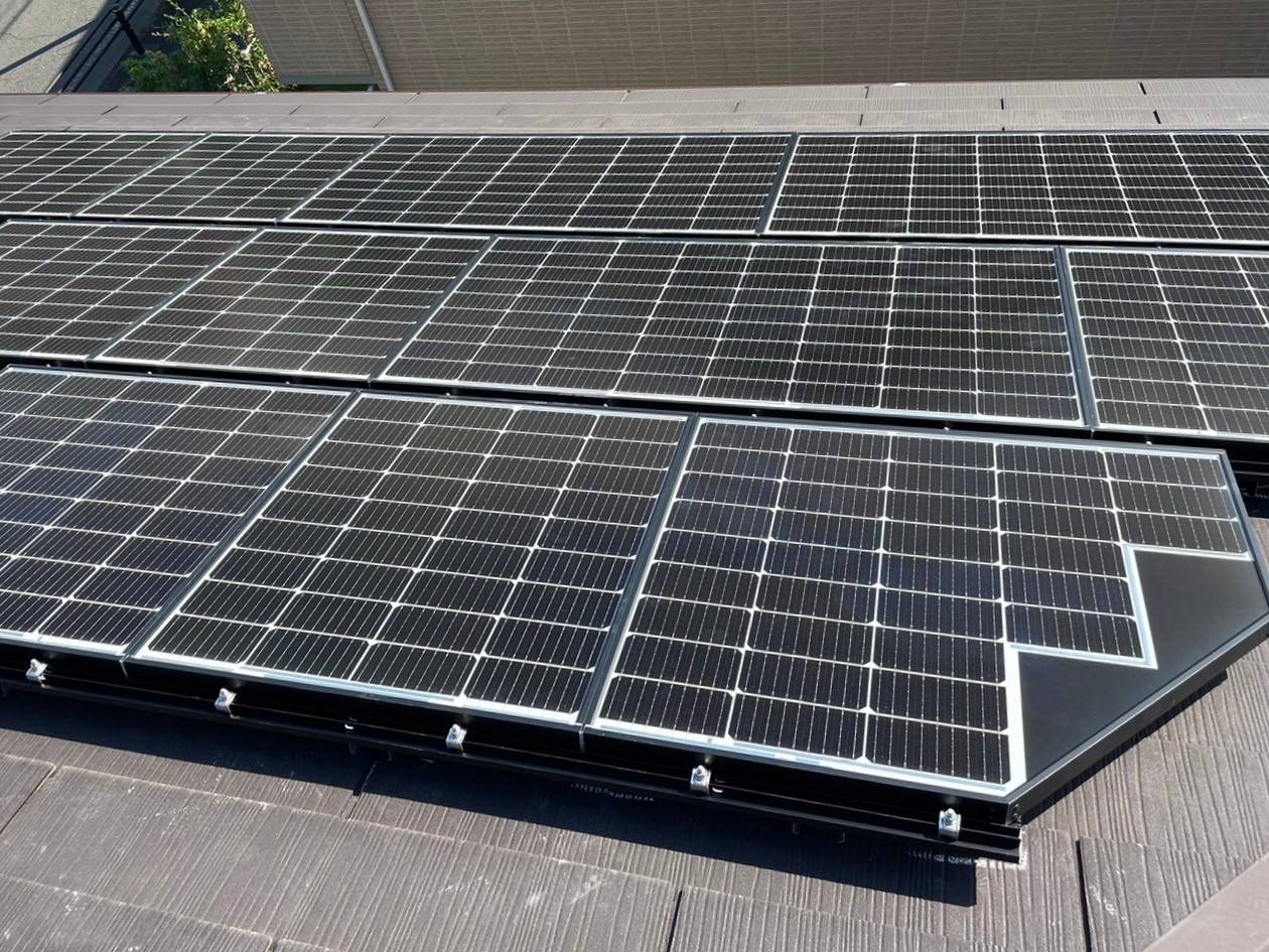 八王子市N様邸 長州産業製太陽光パネル