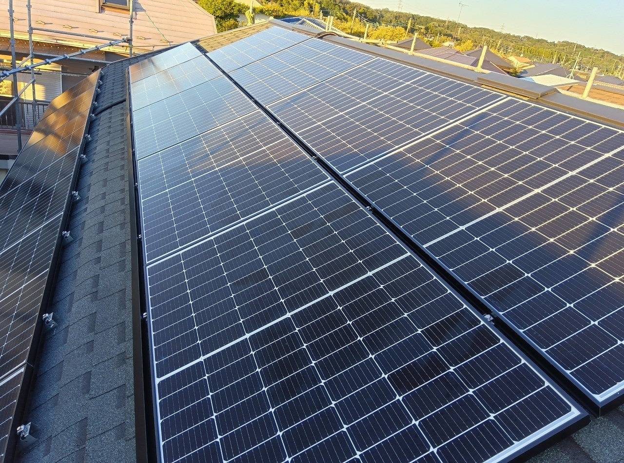 八王子市S様邸 長州産業製太陽光パネル