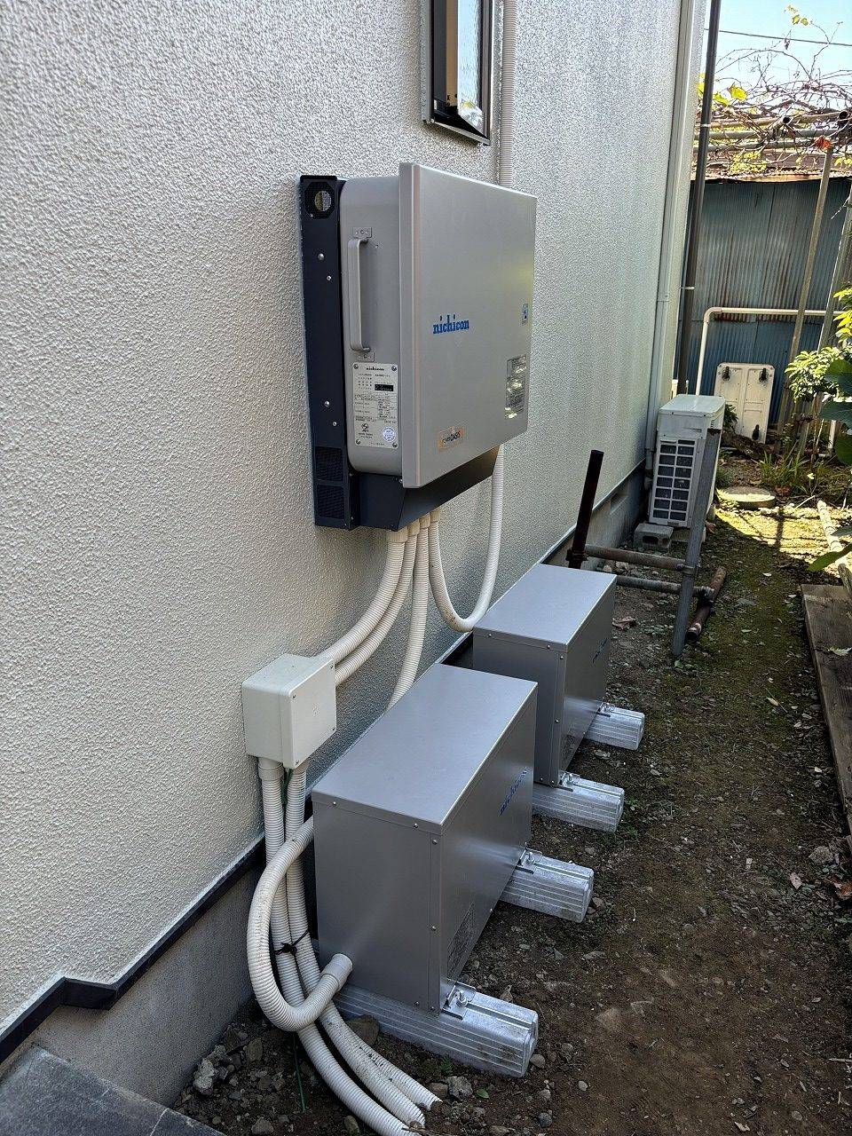 八王子市N様邸 ニチコン製蓄電池