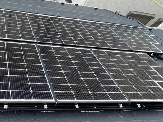 羽村市K様邸 長州産業製太陽光パネル