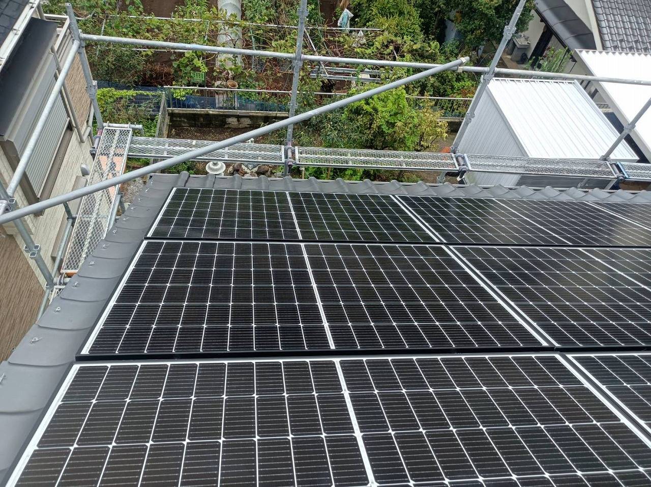 八王子市Y様邸 長州産業製太陽光パネル