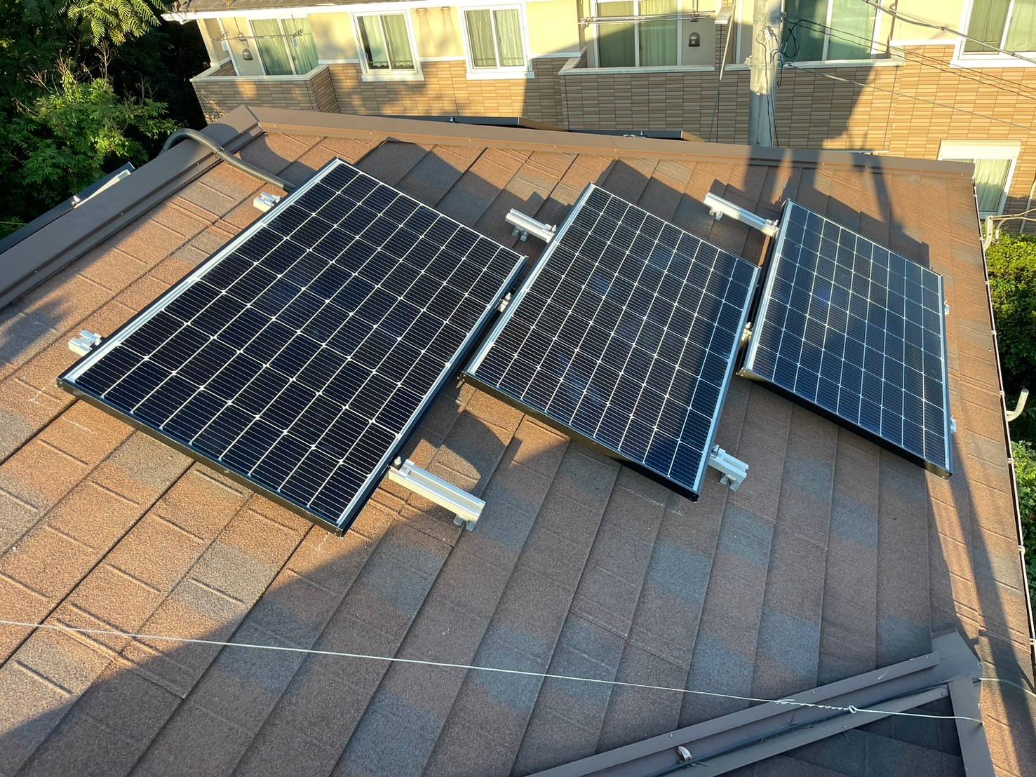八王子市O様邸 長州産業製太陽光パネル